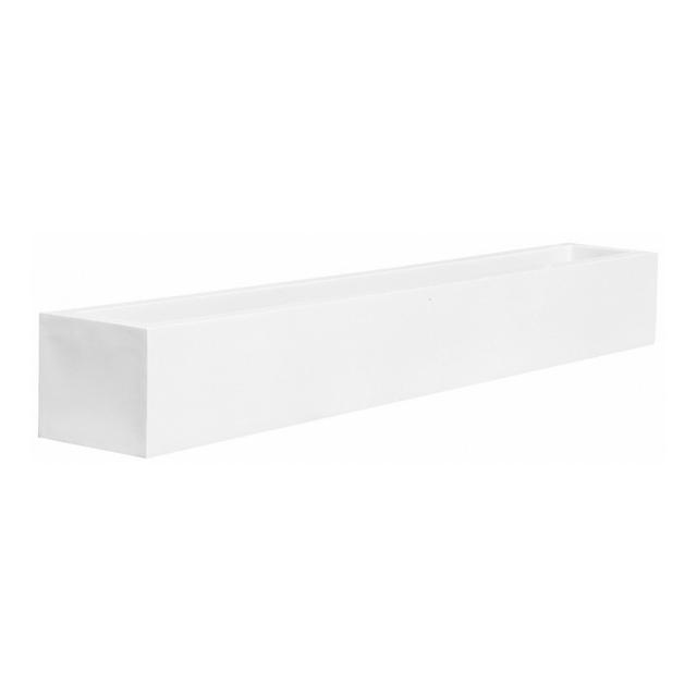 Pottery Pots Essential Jort Low Planter - Glossy White