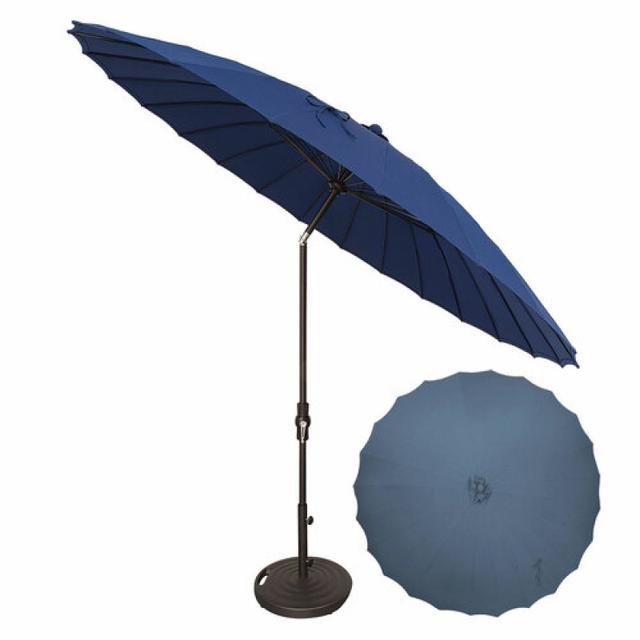 Treasure Garden 10' Shanghai Collar Tilt Round Umbrella