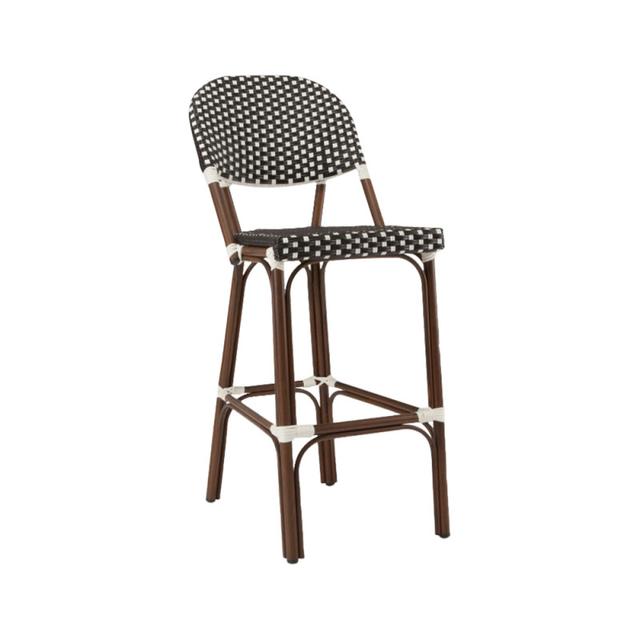 Source Furniture Paris Stacking Woven Bar Side Chair - Set of 4