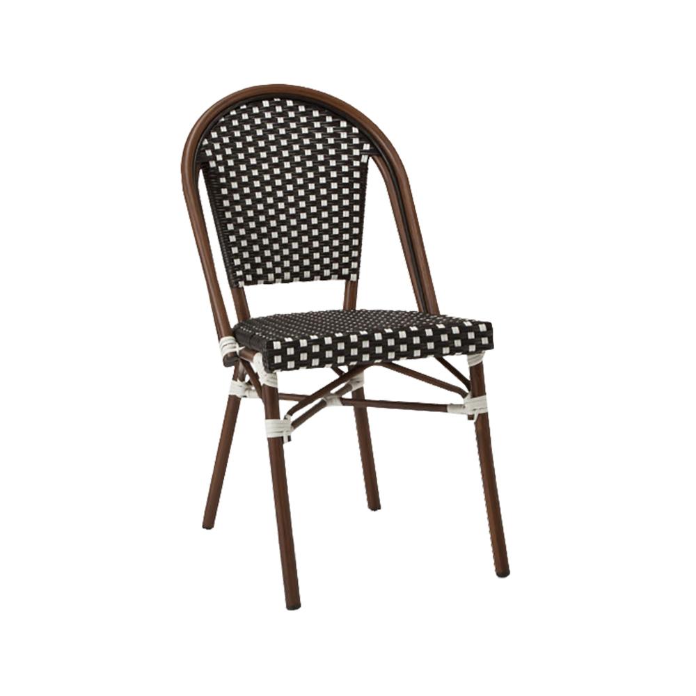 Source Furniture Paris Stacking Woven Dining Side Chair - Set of 4