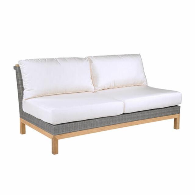 Kingsley Bate Azores Armless Settee Outdoor Sectional Unit