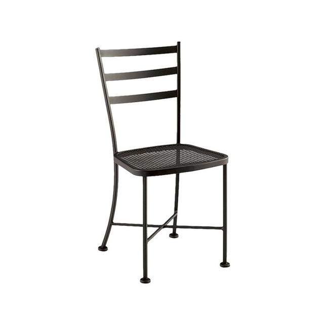 Woodard Cafe Classics Marsala Iron Dining Side Chair