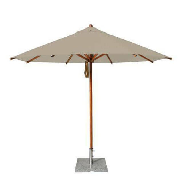 Bambrella 8.5' Levante Round Bamboo Umbrella