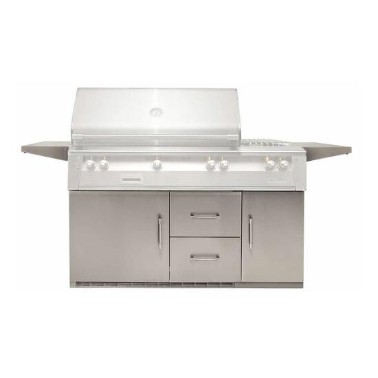 Alfresco Grills 56" Cart Model Under-Grill Outdoor Refrigerator