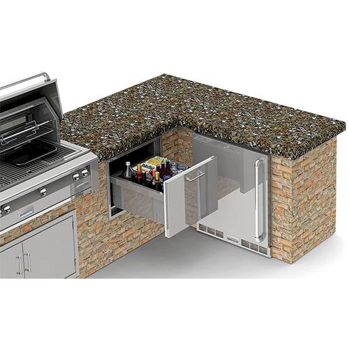 Alfresco Grills 26" Insulated Under Counter Ice Drawer and Beverage Center