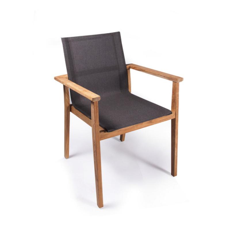 POVL Outdoor Menlo Stacking Sling Dining Armchair