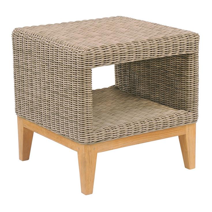 Kingsley Bate Frances 20" Woven Square Side Table