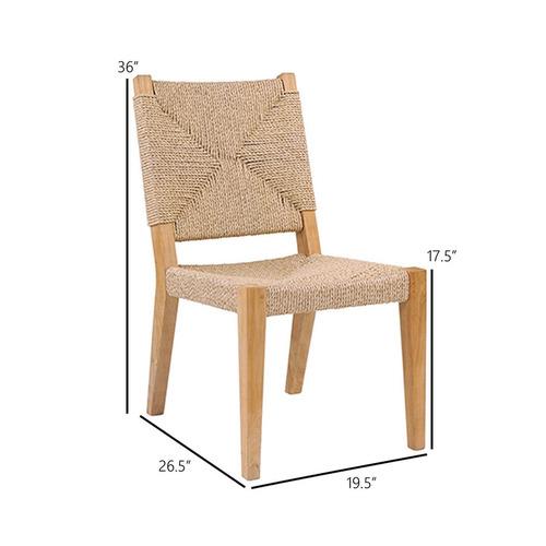 Kingsley Bate Hadley Dining Side Chair - Dimension Kingsley Bate Hadley Dining Side Chair - Dimension
