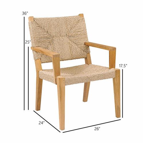 Kingsley Bate Hadley Dining Armchair - Dimension Kingsley Bate Hadley Dining Armchair - Dimension