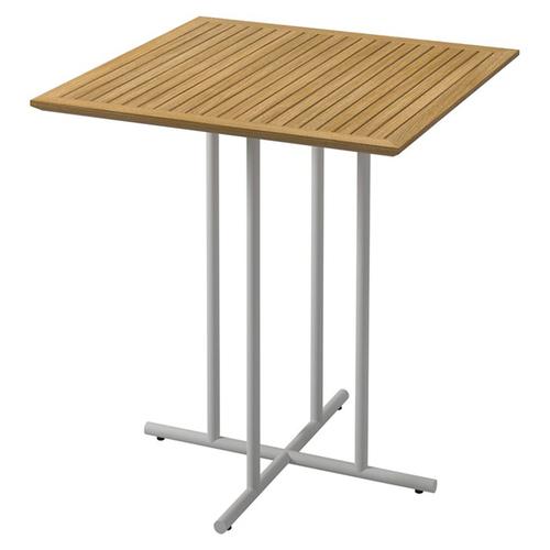 Gloster Whirl 34" Teak Square Bar Table