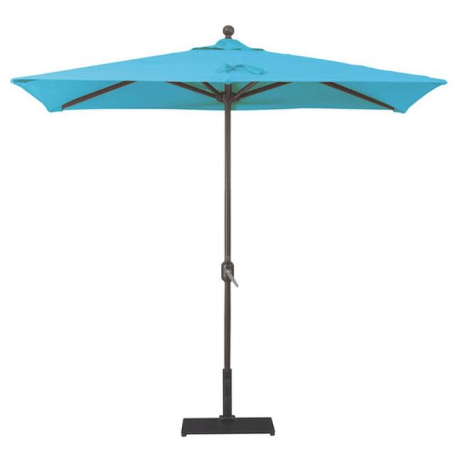 Galtech 3.5' x 7' Rectangular Half-Wall Commercial Umbrella