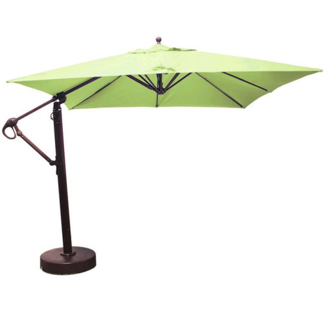 Galtech 10' x 10' Square Aluminum Cantilever Umbrella