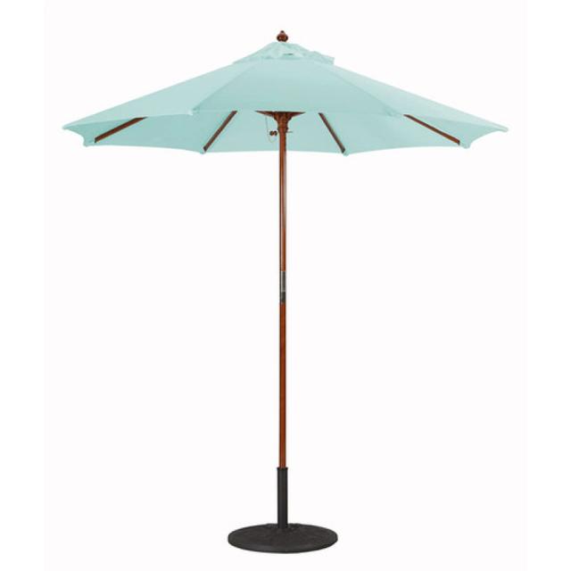Galtech 7.5' Round Wood Umbrella