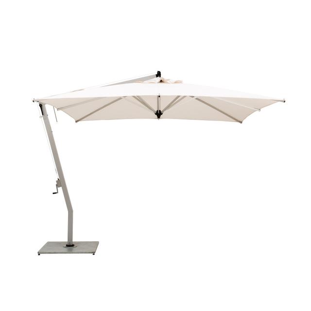 Woodline Shade Solutions Picollo Tilt 10' Square Cantilever Umbrella