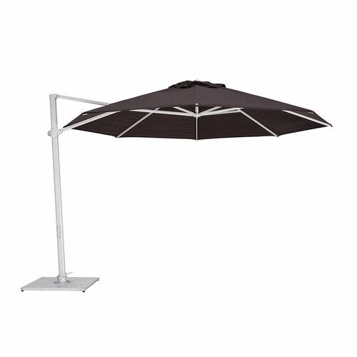 Woodline Shade Solutions Pavone 11.5' Rotational Octagonal Aluminum Cantilever Patio Umbrella