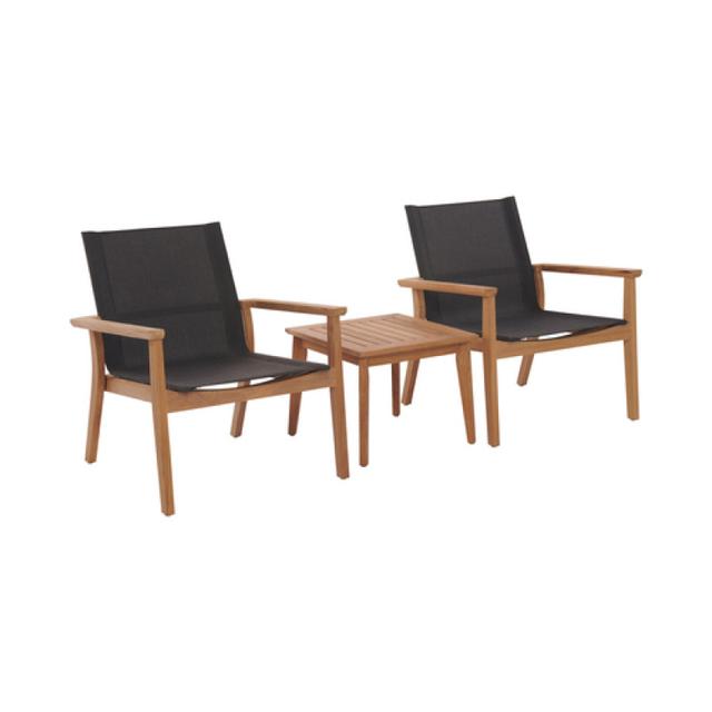 POVL Outdoor Menlo Lounge Chairs with Side Table