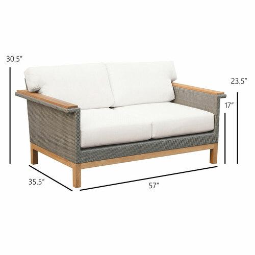 Kingsley Bate Azores Settee - Dimension Kingsley Bate Azores Settee - Dimension