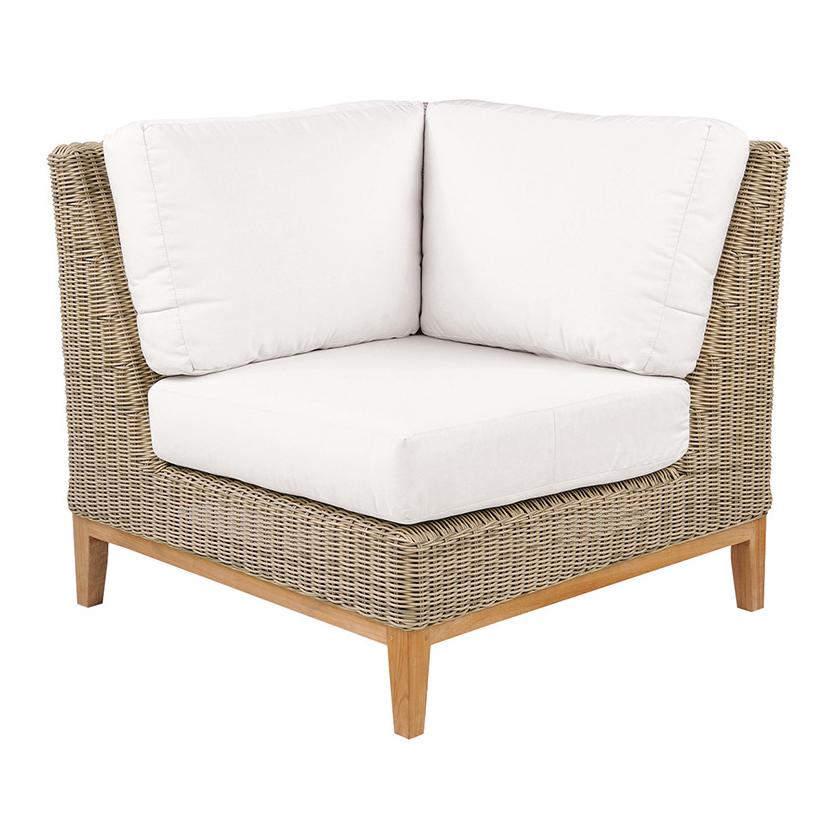 Kingsley Bate Frances Woven Corner Outdoor Sectional Unit