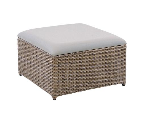 Kingsley Bate Milano Upholstered Ottoman Outdoor Sectional Unit