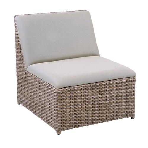 Kingsley Bate Milano Armless Chair Outdoor Sectional Unit