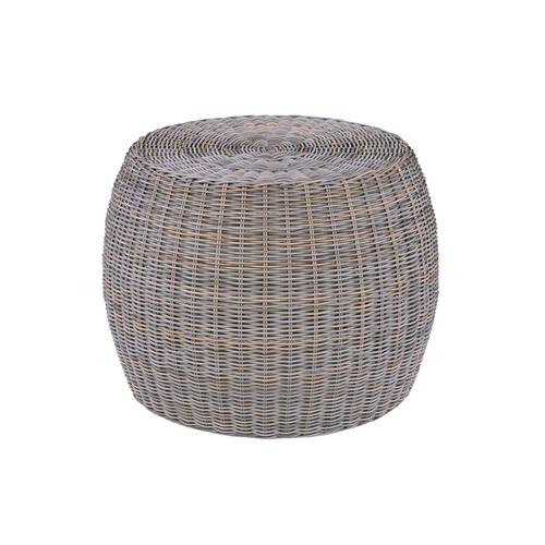 Kingsley Bate Ojai 25" Woven Round Side Table
