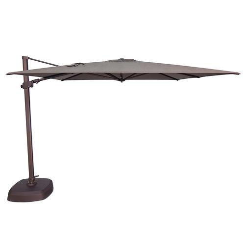 Treasure Garden AG25TSQ 10' Square Aluminum Cantilever Patio Umbrella