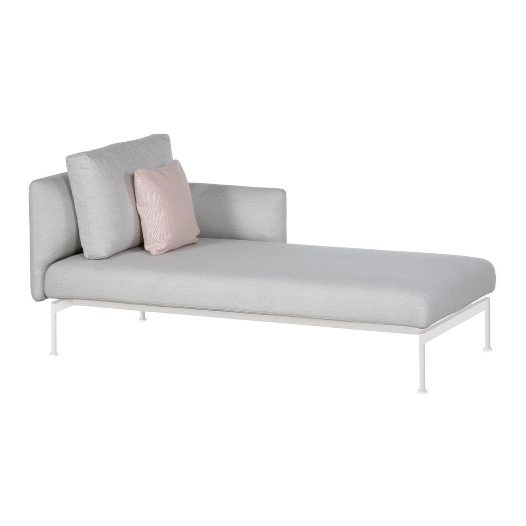 Barlow Tyrie Layout Single Chaise Outdoor Sectional Unit