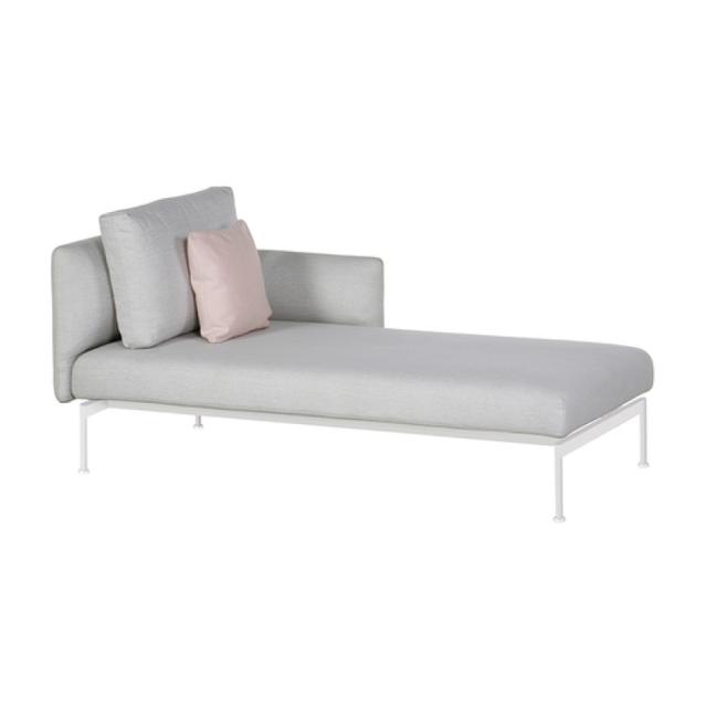 Barlow Tyrie Layout Single Chaise Outdoor Sectional Unit