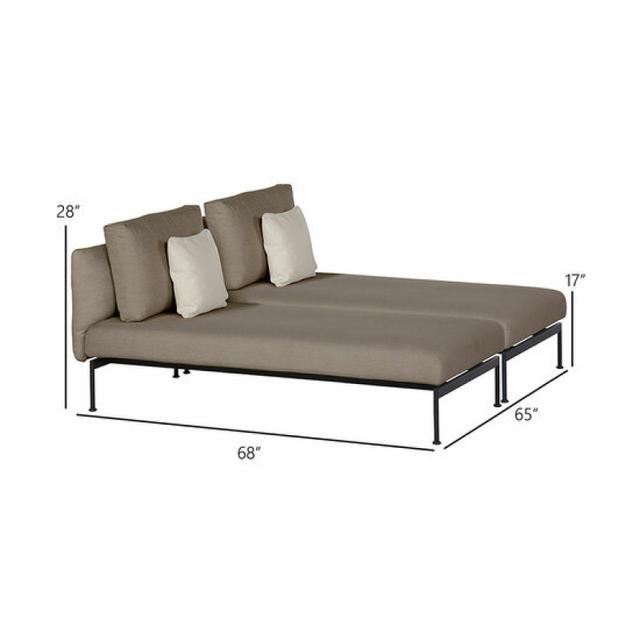 Barlow Tyrie Layout Double Lounger