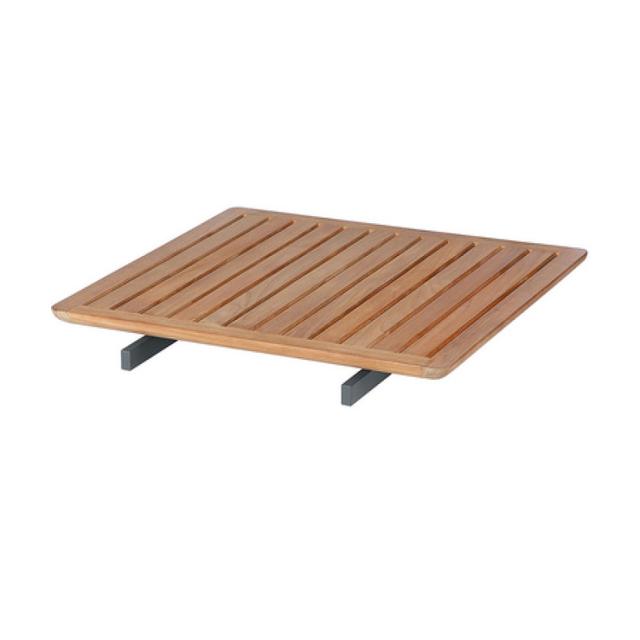 Barlow Tyrie Layout 32&quot; Wide Teak Bridging Table