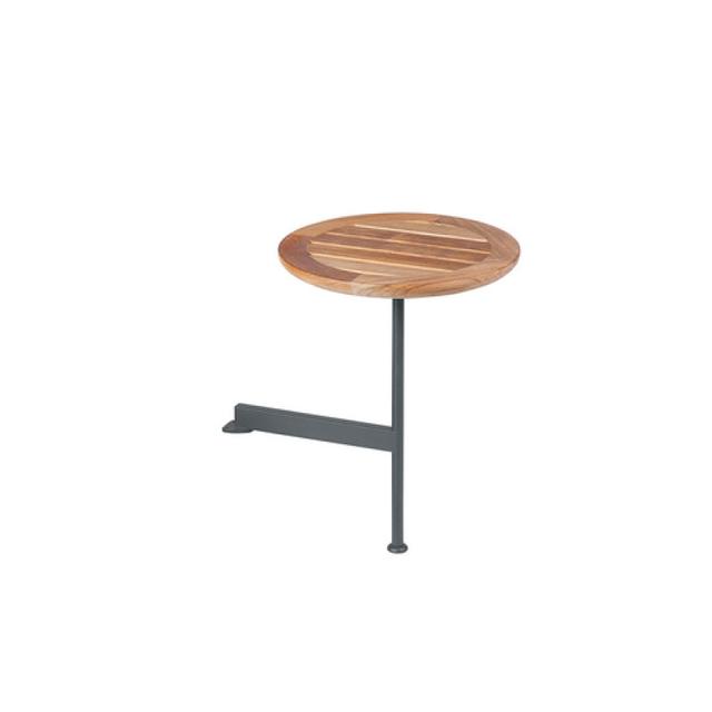 Barlow Tyrie Layout 22&quot; Round Teak Side Table