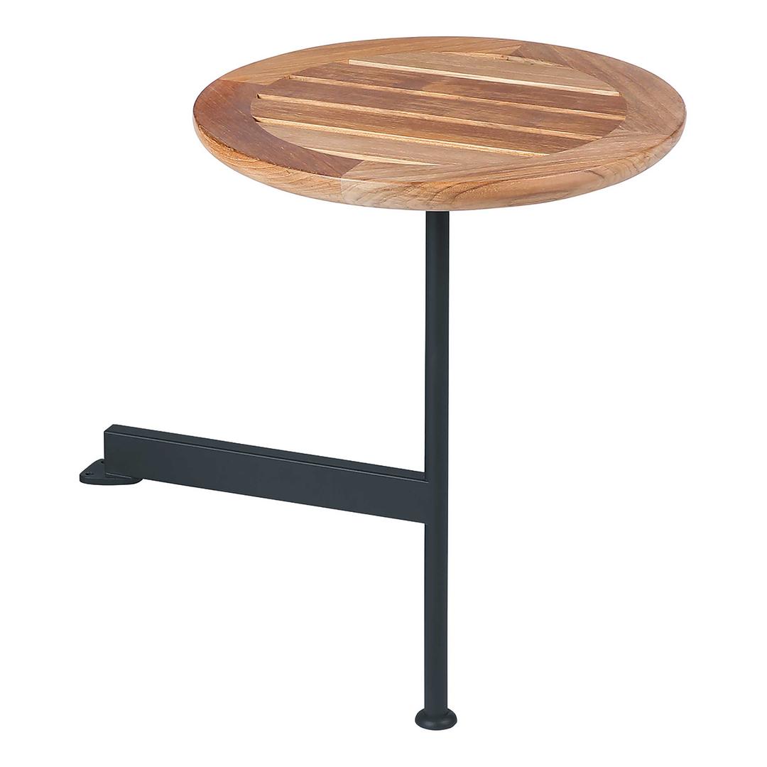 Barlow Tyrie Layout 22" Teak Round Side Table