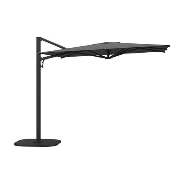 Gloster Halo 10' Square Cantilever Umbrella - In-Ground Mount