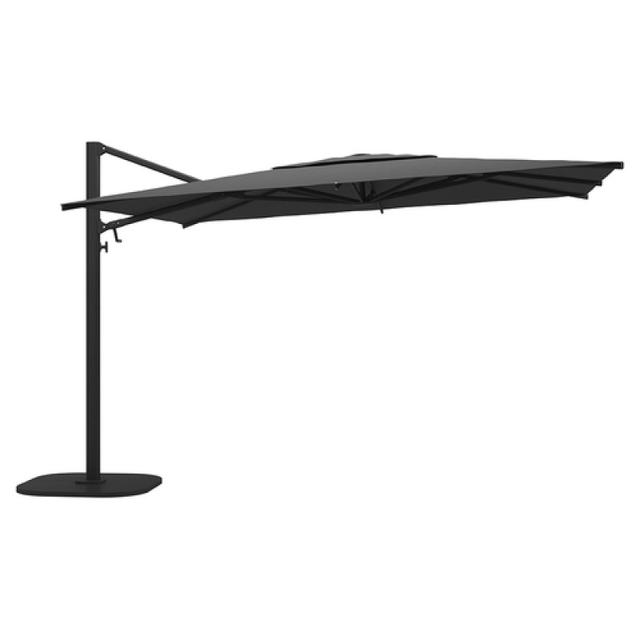 Gloster Halo 13' Square Cantilever Umbrella - In-Ground Mount