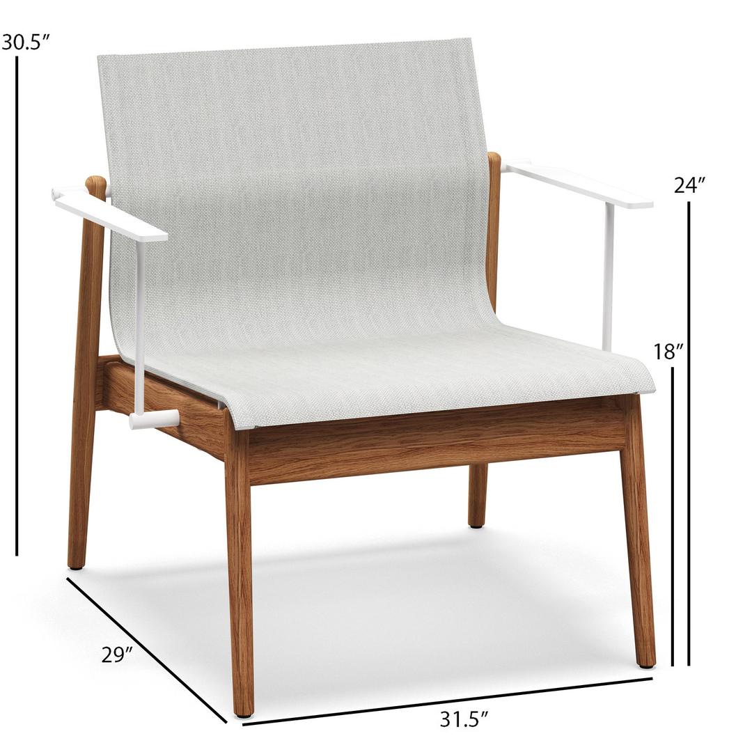 Gloster Sway Sling Lounge Chair - Dims Gloster Sway Sling Lounge Chair - Dims