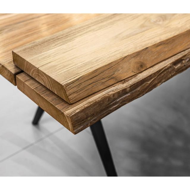 Gloster Raw 110&quot; Backless Teak Bench