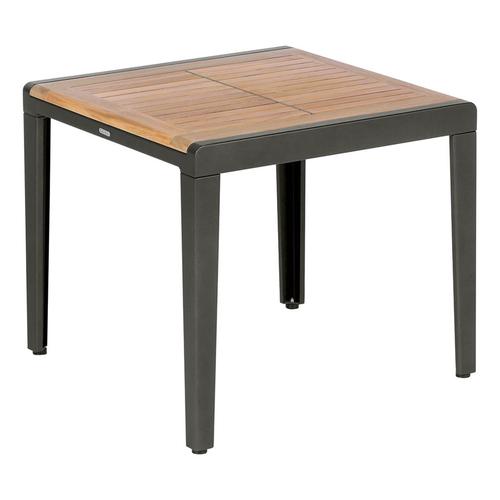 Barlow Tyrie Aura 26" Square High Side Table - Teak Top