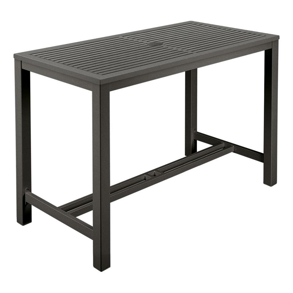 Barlow Tyrie Aura 55" Rectangular Counter Table - Aluminum