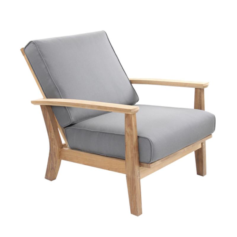 POVL Outdoor Calera Teak Reclining Lounge Chair
