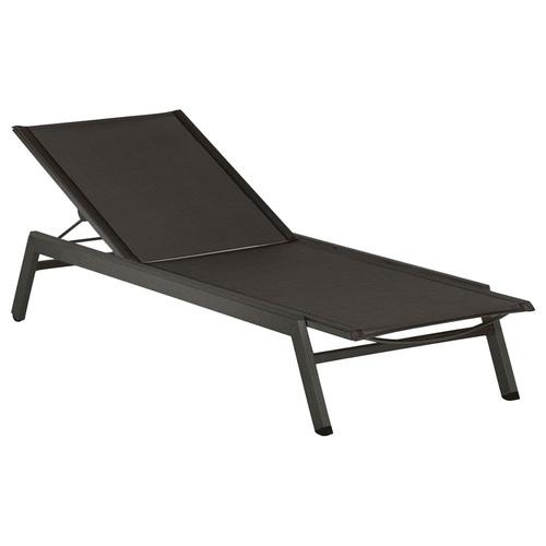 Barlow Tyrie Equinox Stacking Sling Chaise Lounge - Powder Coated Steel