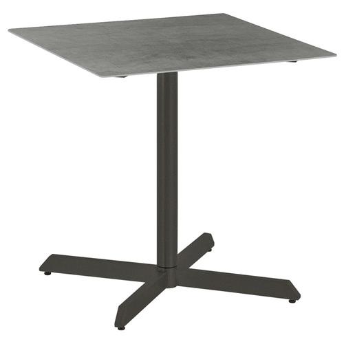 Barlow Tyrie Equinox 28" Steel Square Pedestal Table