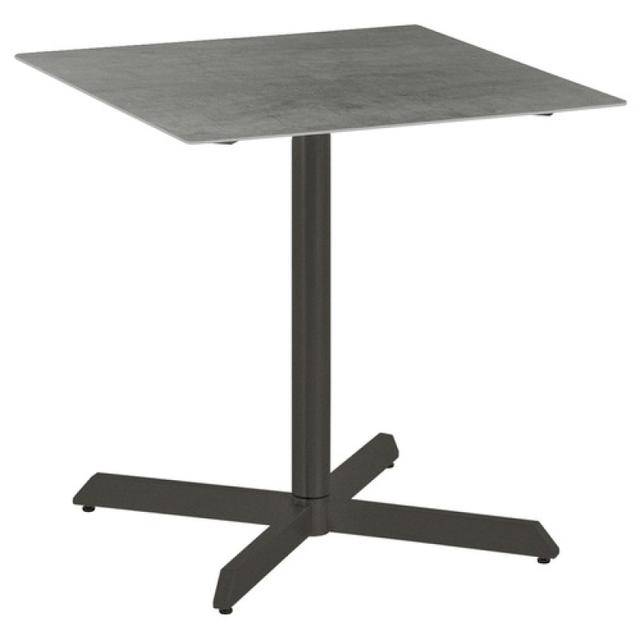 Barlow Tyrie Equinox 28&quot; Stainless Steel Pedestal Table