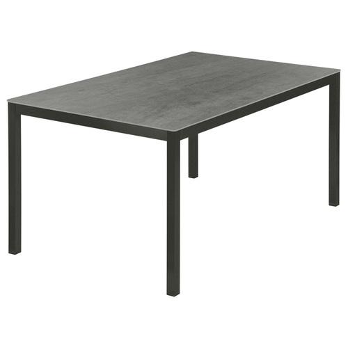 Barlow Tyrie Equinox 59" Steel Rectangular Dining Table - Ceramic Top