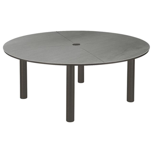 Barlow Tyrie Equinox 71&quot; Stainless Steel Circular Dining Table