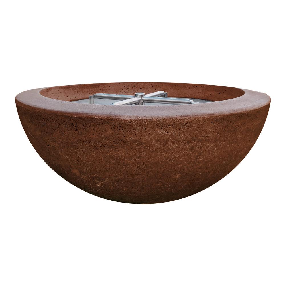 Prism Hardscapes Moderno 2 Round 29" Concrete Gas Fire Bowl