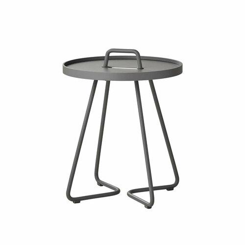 Cane-line On-The-Move 15" Aluminum Round Side Table