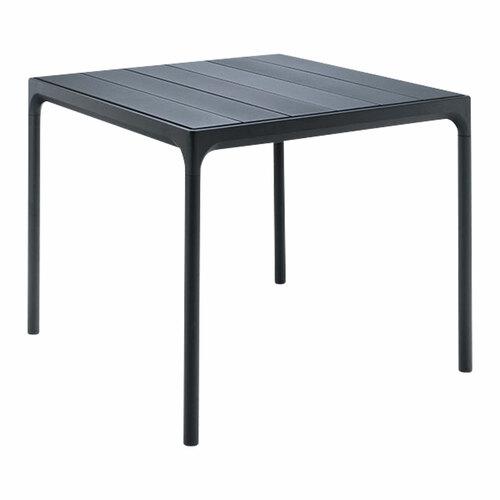 Houe Four 35" Square Dining Table - Aluminum Top
