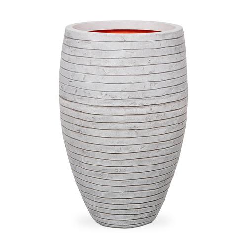 Capi Nature Elegant Deluxe Low Row Vase Planter - Ivory
