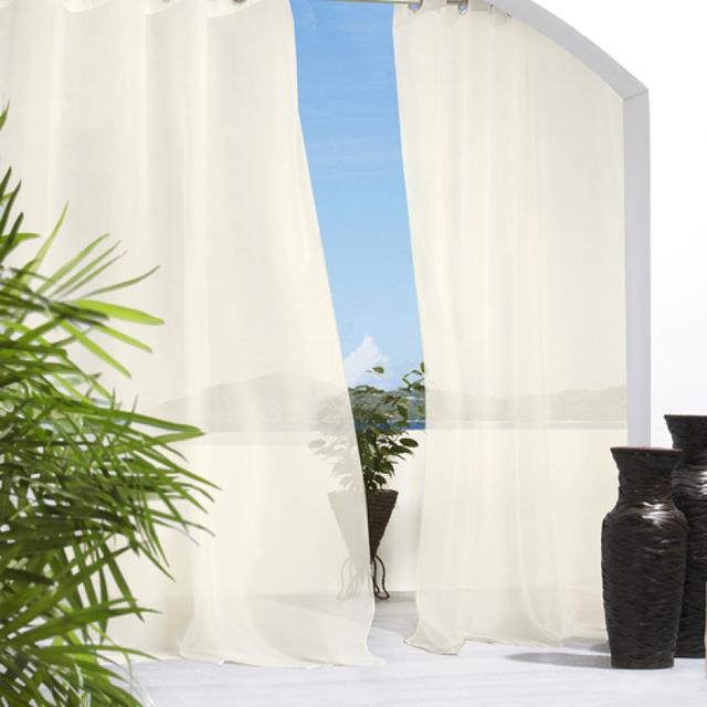 Outdoor Decor by Commonwealth Cote d'Azure Grommet Outdoor Curtain - Set of 2