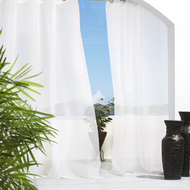 Outdoor Decor by Commonwealth Escape Grommet Curtain Outdoor Curtain - Set of 2